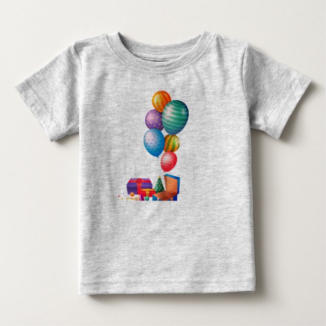 Camiseta de Jersey Fina para Bebê (Frente)
