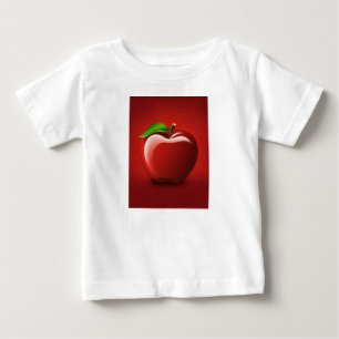 Camiseta de Jersey Fina para Bebê com Logotipo de