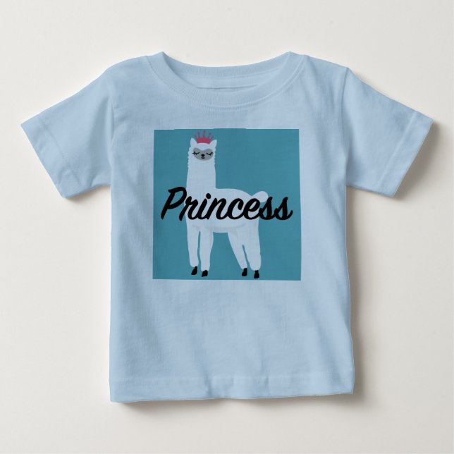 Camiseta de Jersey Fina para Bebê - Design de Prin (Frente)