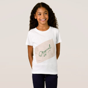Camiseta de Jersey Fina para Crianças Original 1