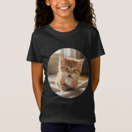 Camiseta de Jersey Fina para Meninas