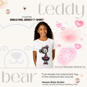Camiseta de Jersey Fina para Meninas do Dia dos Na