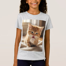 Camiseta de Jersey Fino para Meninas