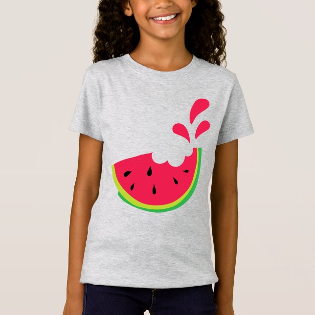 Camiseta de Jersey Fino para Meninas (Frente)