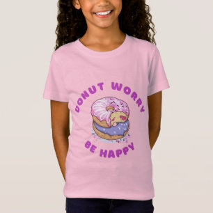 Camiseta de Jersey Fino para Meninas Don't Worry B