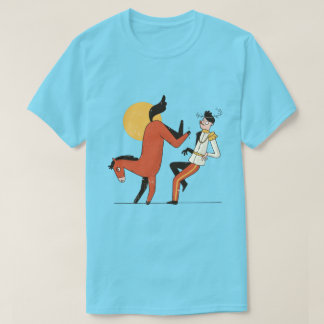 Camiseta de Jockey com Cavalo