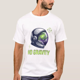 Camiseta de Jogador de Astronauta no Espaço sem Gr