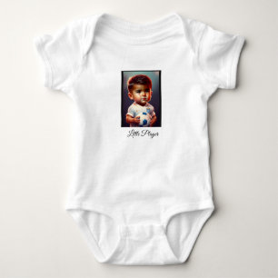 camiseta de jogador de futebol pequeno
