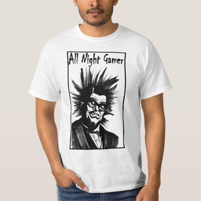 Camiseta de jogador de noite inteira (Frente)