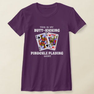 Camiseta de Jogador de Pinochle que Dá Chute