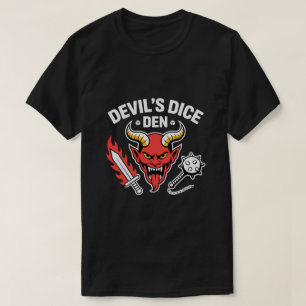 Camiseta de jogador de RPG Devil’s Dice Den – Cabe