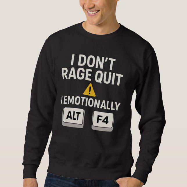 Camiseta de jogador que desiste com raiva (Frente)