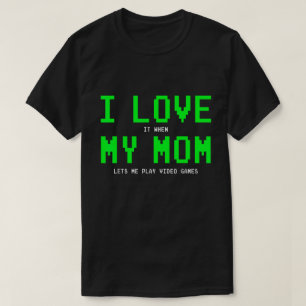 Camiseta de Jogo da Mamãe - Camiseta Divertida de