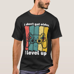 Camiseta de jogos "Level Up" - Jogador divertido A