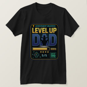 Camiseta de jogos para Pai de nível superior Con