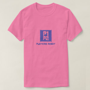 Camiseta de Jogos Retrô Player Um Pronto