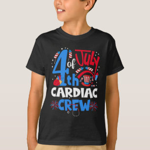 Camiseta De Julho, A Enfermeira Cardíaca Da Tripulação Card