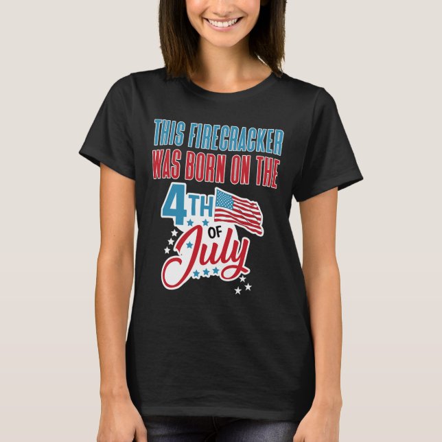 Camiseta De Julho, O Bombeiro Nascido No Quarto (Frente)