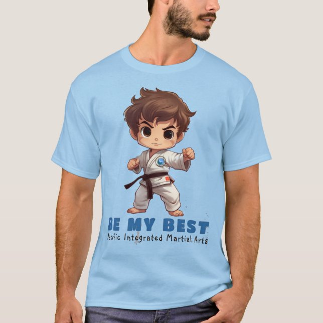 Camiseta de Karatê Seja Meu Melhor (Frente)