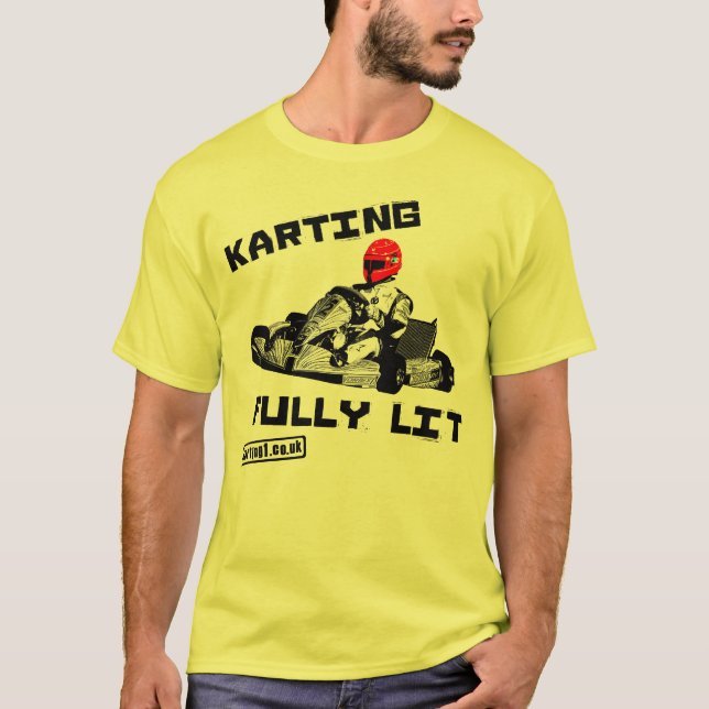 Camiseta De Karting Lit inteiramente (Frente)
