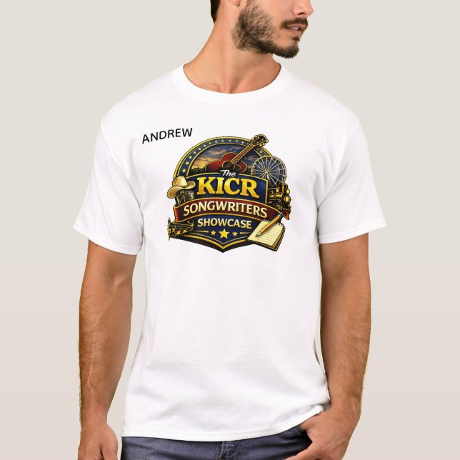 Camiseta de KICR Songwriters (Frente)