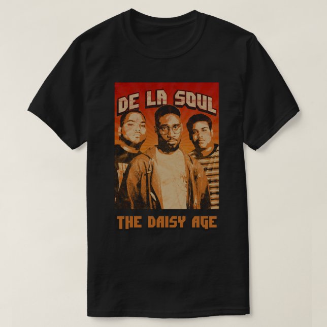 Camiseta De La Soul Old School Hip Hop Classic T-Shirt (Frente do Design)