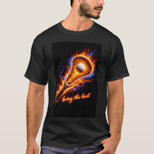 Camiseta de Lacrosse – Traga o Calor Esportes Fogo