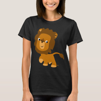 Camiseta de Leão de Leão com Conteúdo de Cartoon