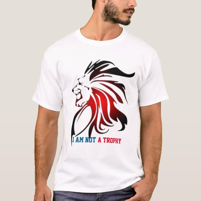 Camiseta de Leão, design, Arte de Leão (Frente)
