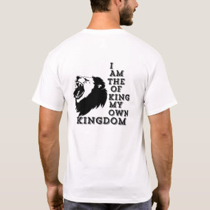 Camiseta de Leão “Eu Sou o Rei do Meu Próprio Rein