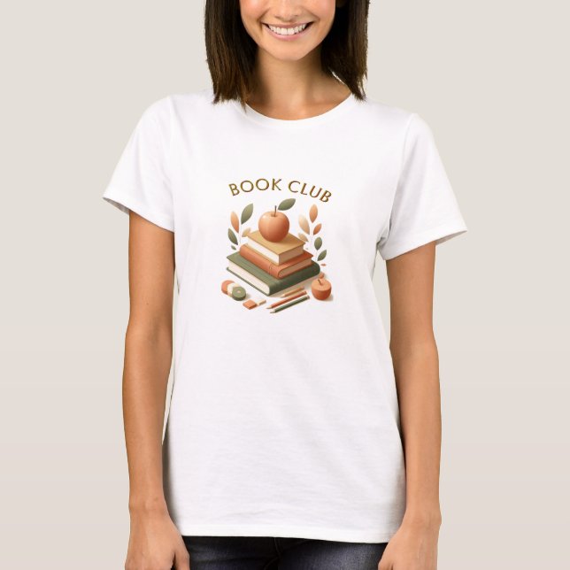 Camiseta de Leitor de Clube do Livro (Frente)
