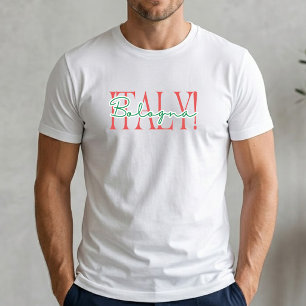 Camiseta de lembrança de Bolonha presente italiano