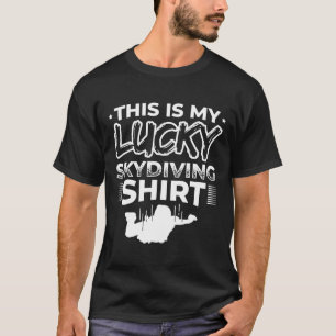 Camiseta de Lembrança de Paraquedismo Engraçada Es
