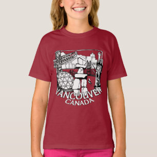 Camiseta de lembrança de Vancouver para crianças C