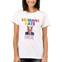 camiseta de lesbianas odeiam pau