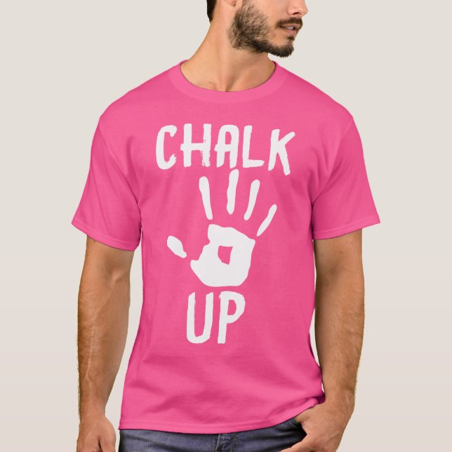 Camiseta de Levantamento de Peso e Escalada Chalk  (Frente)