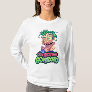 Camiseta de Leve Longa das Mulheres Gonzoid