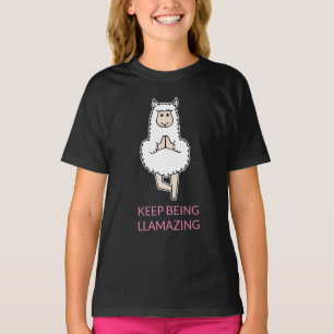 Camiseta de lhama de verão