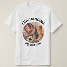 Camiseta de Line Dancing Country Western
