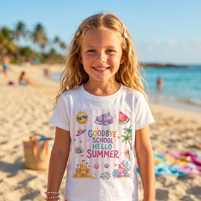 Camiseta de Listras da Festa Olá Verão  (Criador carregado)