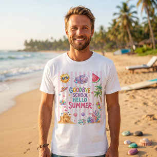 Camiseta de Listras da Festa Olá Verão