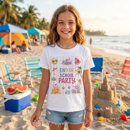 Camiseta de Listras para Festa de Fim de Ano Escol