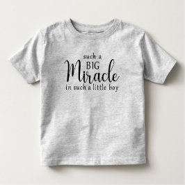 Camiseta de Little Boy do milagre