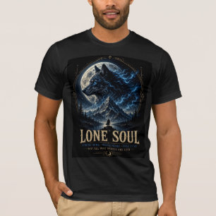 Camiseta de Lobo Alma Solitária – Fantasia de Lobo