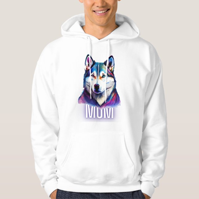 Camiseta de Lobo Personalizada Husky (Frente)