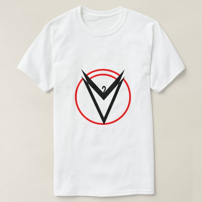 Camiseta de logotipo abstrato (Frente do Design)