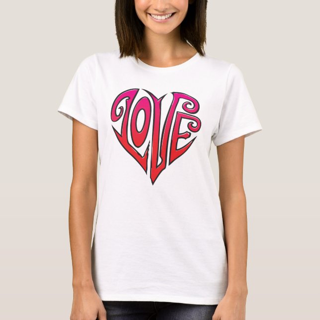 Camiseta de logotipo cardíaco (Frente)
