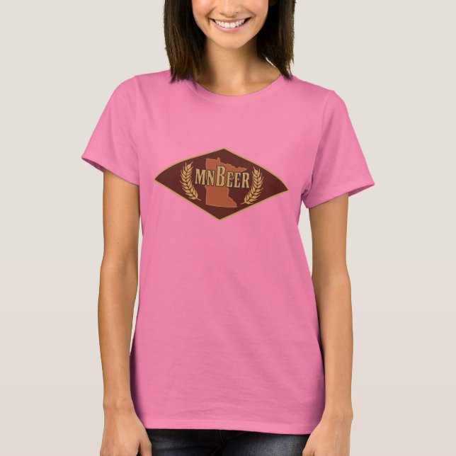 Camiseta de logotipo MNBeer feminina (Frente)