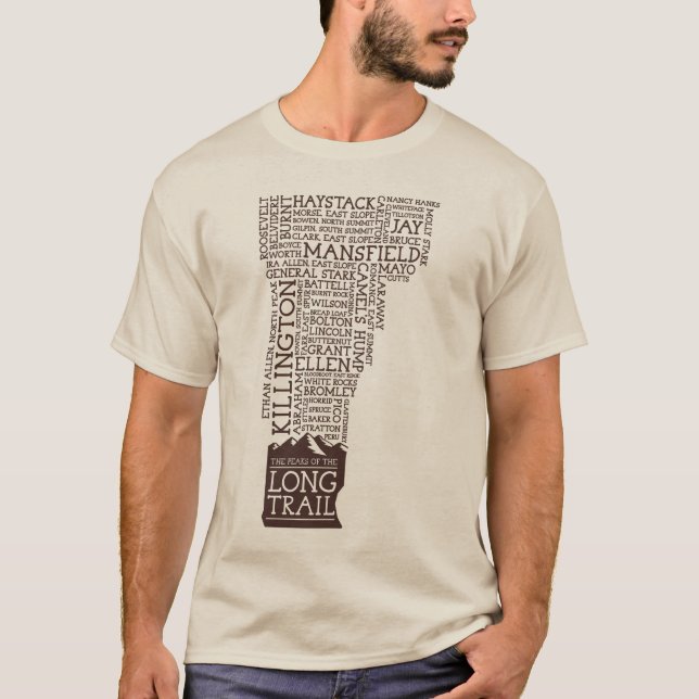 Camiseta de Longa Distância Vermont (Logotipo Marr (Frente)