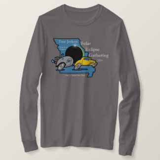 Camiseta de Longa Folha das Mulheres para Eclipse